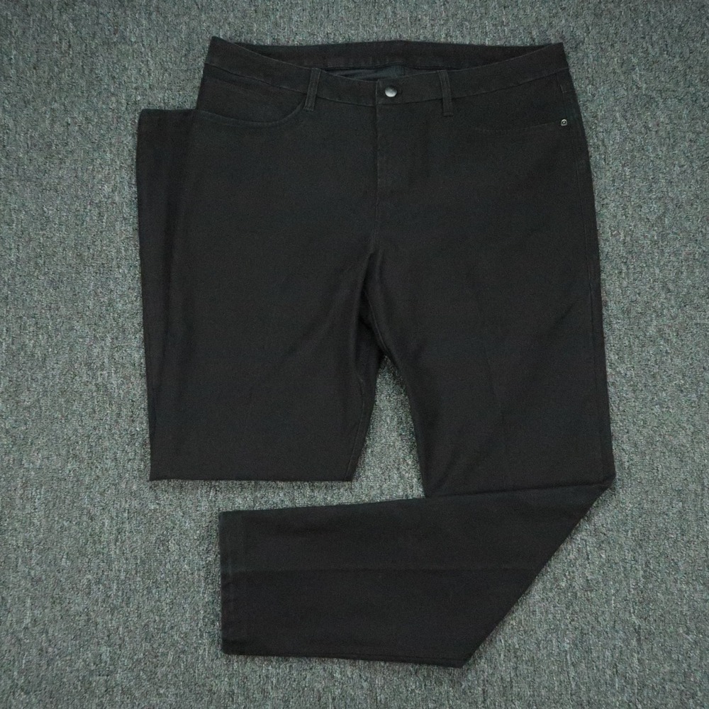 lululemon Pants Mens 36x32 Black ABC Slim Fit 5 Pocket Trouser Straight